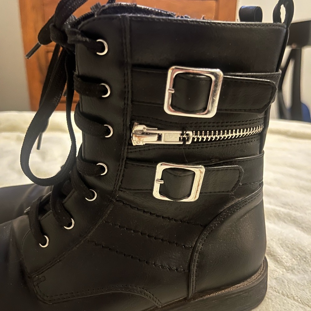 Girl combat boots